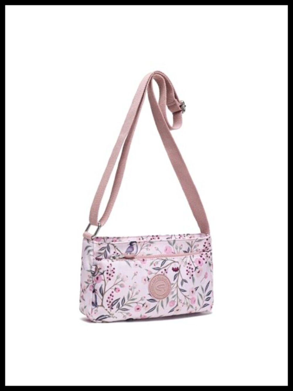 Small Nylon Crossbody Bag Lightweight Water Resistant Mini Purse Adjustable